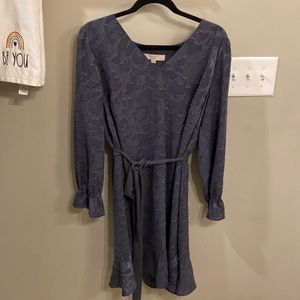 LOFT Plus v neck dress